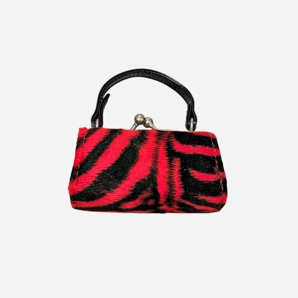 Y2k Mini Red and Black Purse - Picture 2 of 4